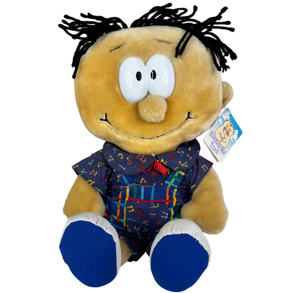 5 for $25| Kuddle Me Toys Plush Stuffed Boy Big Eyes ABC‎ Outfit Kellytoy